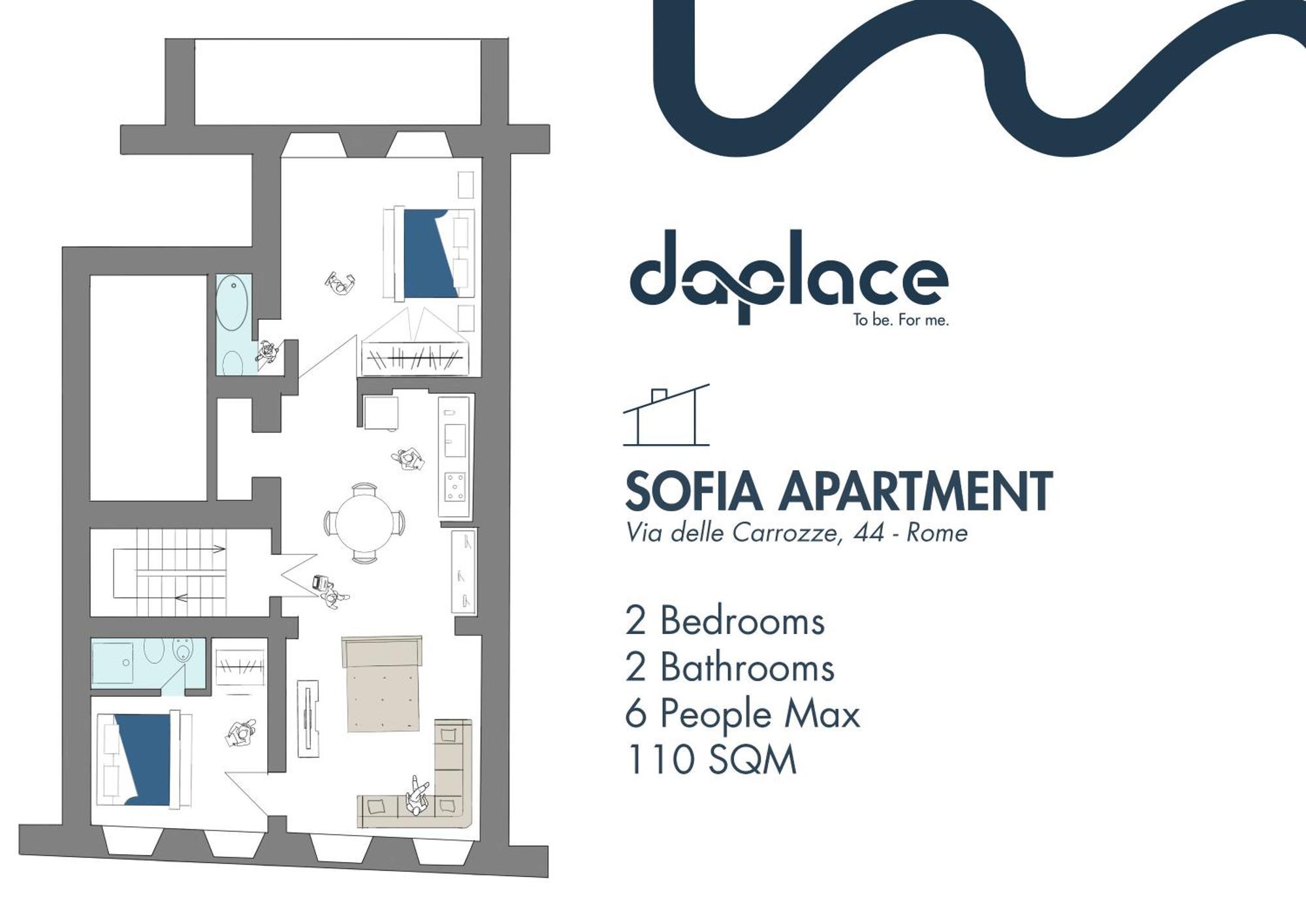 Daplace - Sofia Apartment Roma Exterior foto